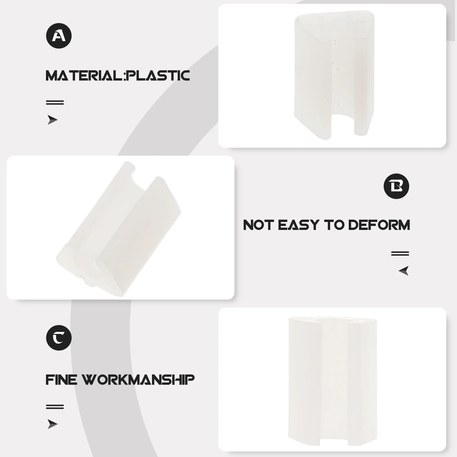 100 قطعة بالوعة صر قدم رف المطبخ حامي كرسي حافظات الأرضية لبلاط الخشب لا زلة القبضات البلاستيكية الساق قبعات سلك الطائرات الشراعية #6