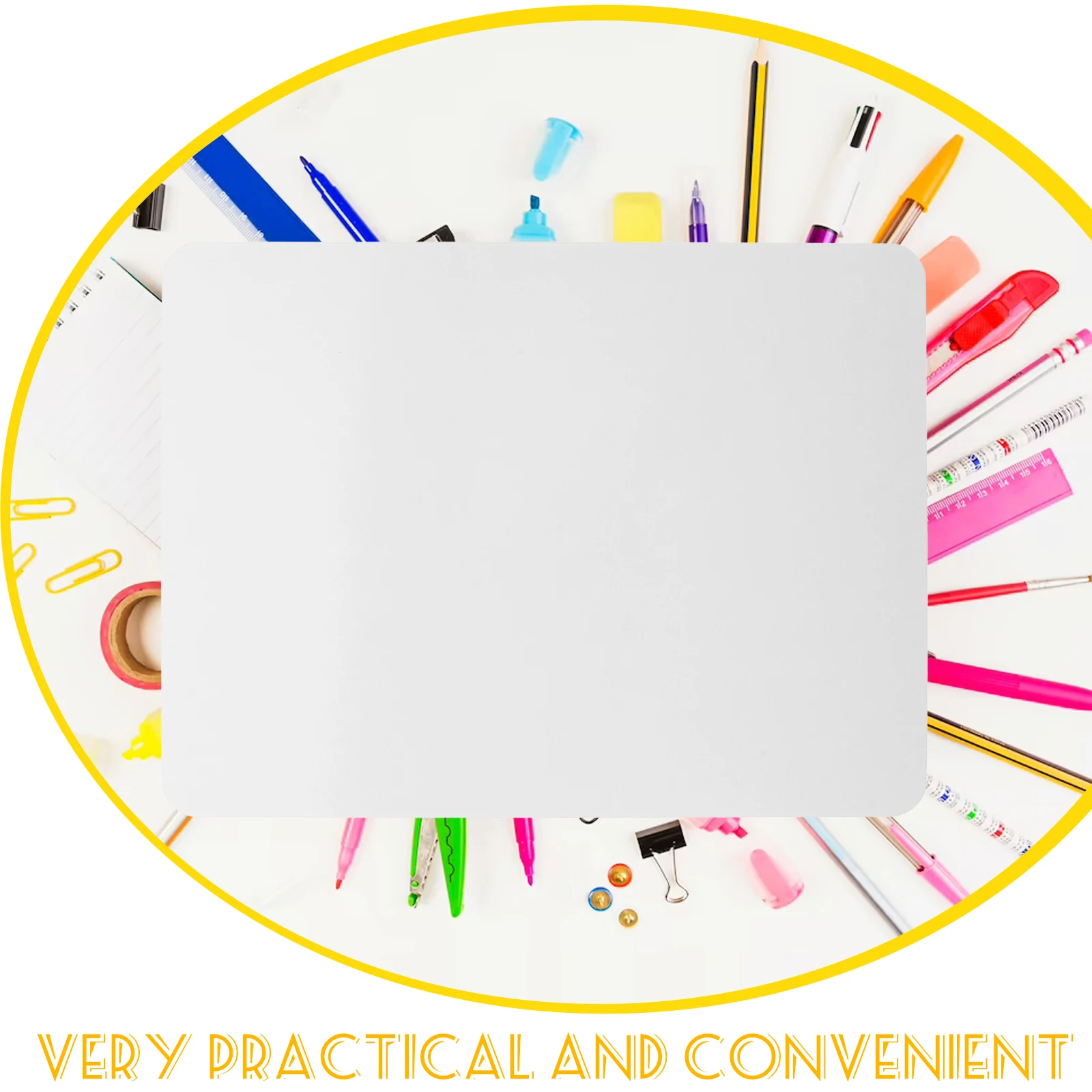 

Mini Writing Board Compact Dry Erase Whiteboard for Students Home School Office Portable Painting Writing Board