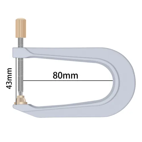 Violin Bass Bar Clamp Aluminum Fiddle Bass-Bar Clamps Board Fix Viola Cello Sound Beam Bridge Clip Luthiers Repair Tools - Image 9