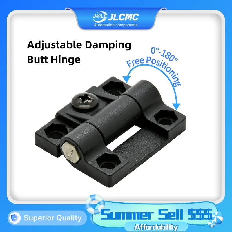 1-шт-черный-серебристый-регулируемый-демпфирующий-180-°-Стиковая-петля-свободного-позиционирования-a6063-pom-5960-10n-Петли-для-дверного-шкафа-Мебельная-фурнитура