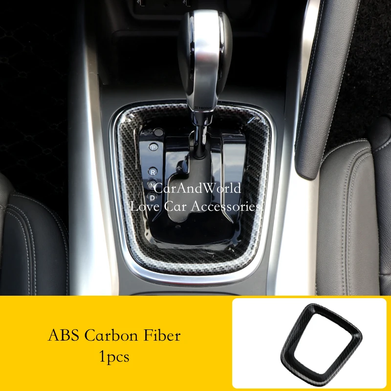 For Renault Kadjar 2016-2020 Interior Gear Shift Box Panel Cover Trim ABS Chrome Decoration Sticker Car-Styling Accessories