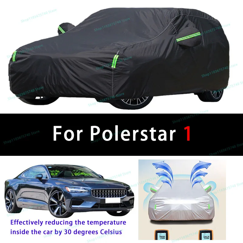 

For Polerstar 1 Summer Full Car Covers Outdoor Sun uv Protection Dust Cooling Protective Auto Protective Cover