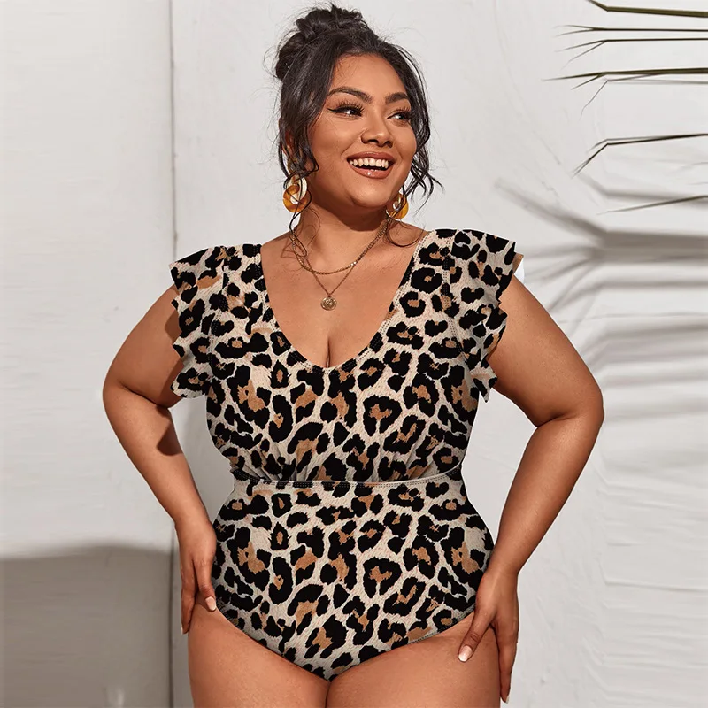 2023 Women New Swimsuit One Piece Plus Size Push Up Swimwear Large Big Plussize Swimming Suits Beachwear Bathing Suits