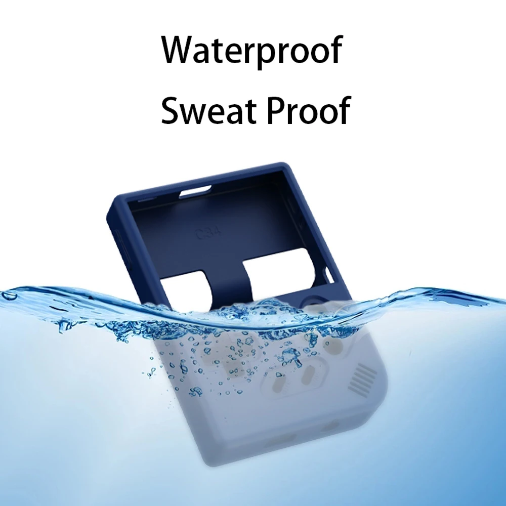 For ANBERNIC RG35XX Plus Retro Handheld Game Console Silicone Protective Case Soft Shell Anti Fall Anti Scratch