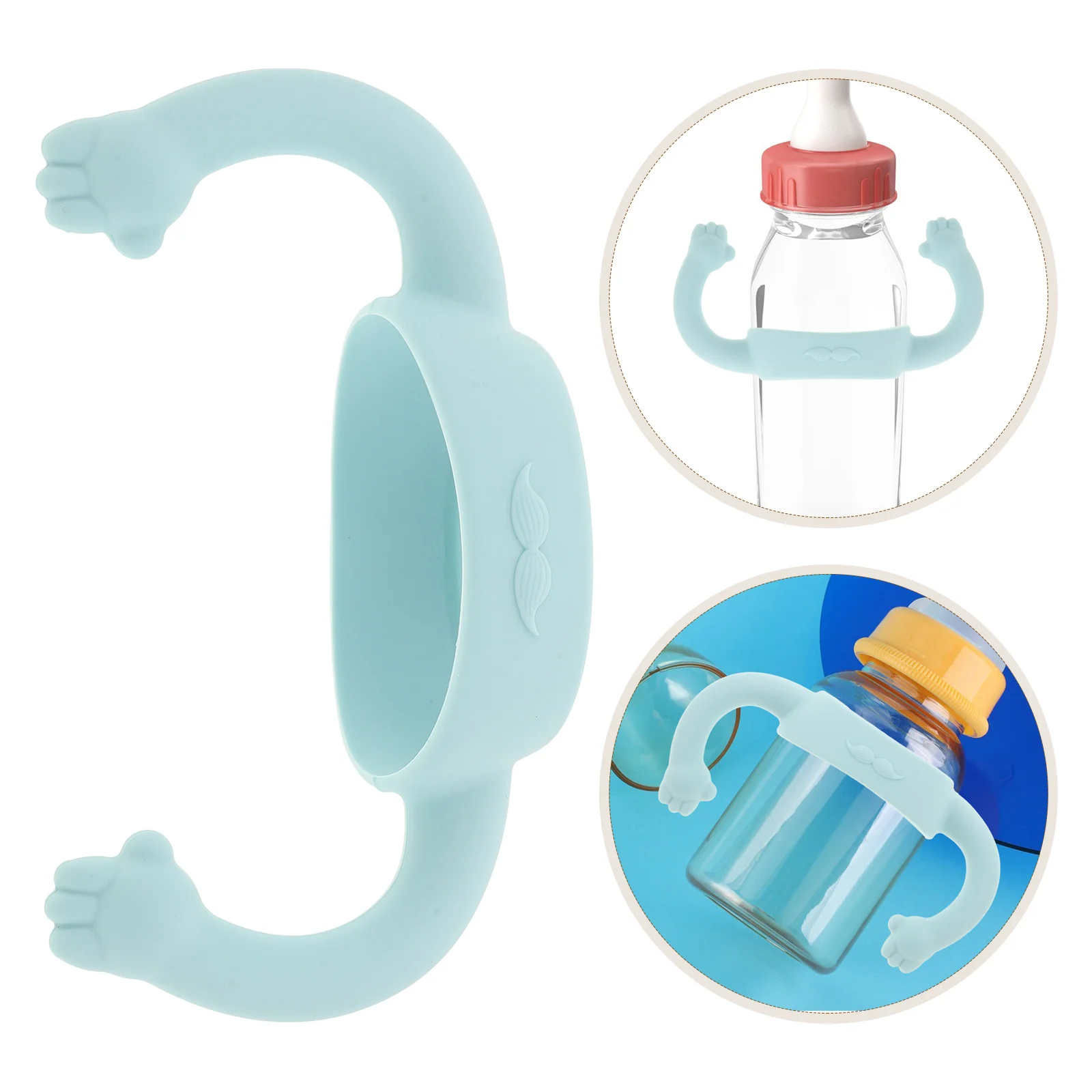 

Baby Bottle Accessories Wide Neck Grip H Silicone Protective Cover For Bottles Easy Cleaning Durable Craftsmanship Versatile