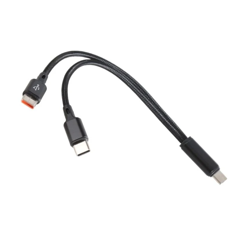 USB C To 2 USB C Male شحن محول الفاصل 2Port كابل لمزامنة البيانات السريعة