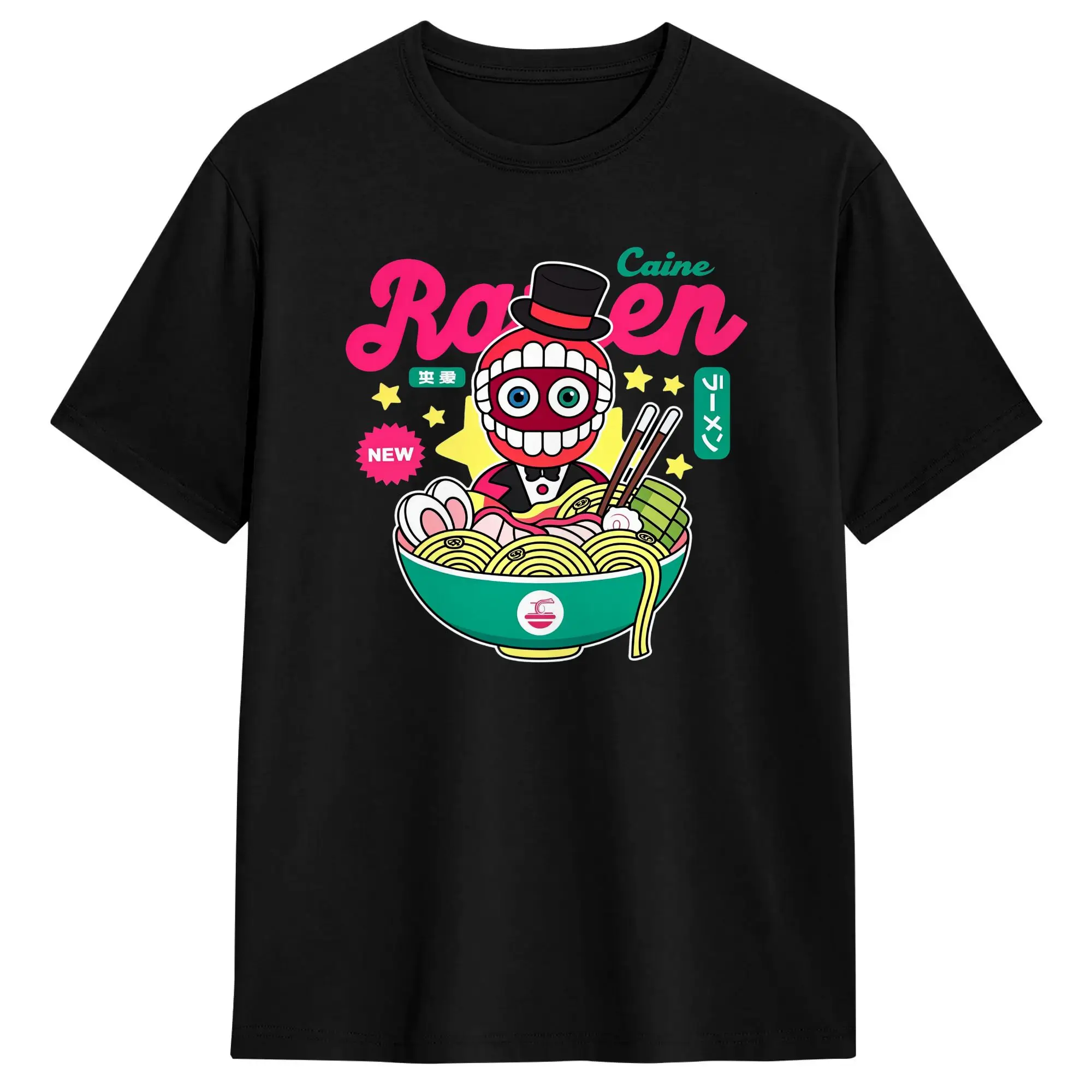 Amazing Digital Circus Caine Cotton T Shirts  Hip Hop Tee Shirt for Couple Summer Y2K Classic Casual Short Sleeve Top Tees