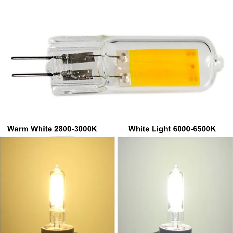 Ampoule LED super lumineuse G9 G4, lampe en verre, lumière à puissance constante, éclairage LED, ampoules COB, 7W, 9W, 12W, 15W, 220V