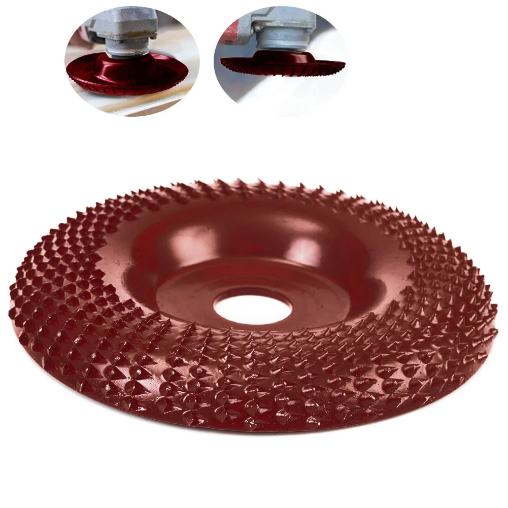 

Hot Sale Newest Reliable Indoor Curved Grinding Disc Tungsten Carbide Wheel Disc Grinding Disk Red Shaping Wheel