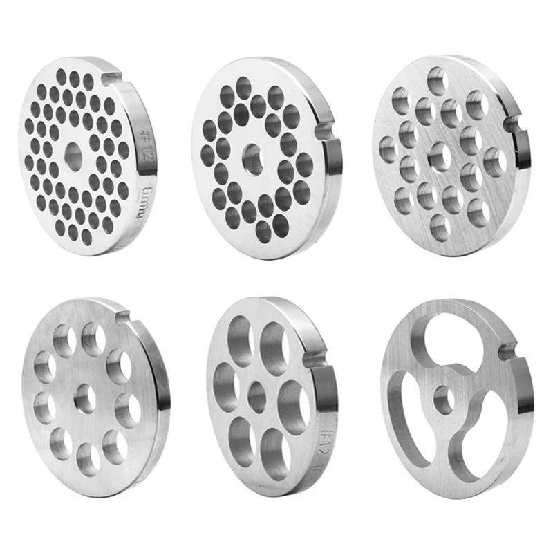 Type 12 Stainless Steel Meat Grinder Plate Discs Blades For Kitchenaid Mixer FGA Food Chopper Meat Grinders