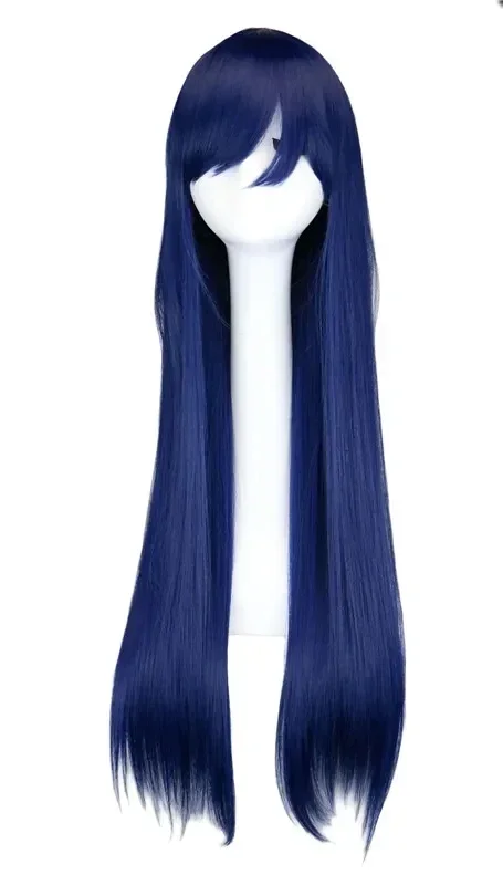 

Anime Love Live! Umi Sonoda Cosplay Wig Sonoda Umi 80cm Long Blue Black Wigs Heat Resistant Synthetic Hair