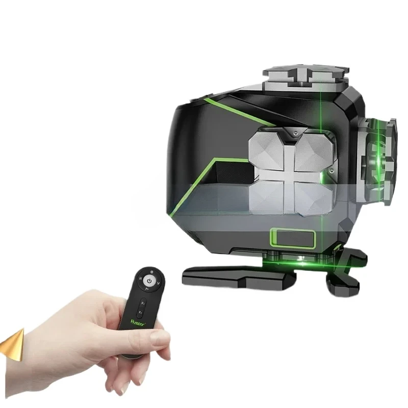 Huepar S04CG 360 Self-leveling Bluetooth Function&Outdoor Pulse Mode 4D Green Beam Line Nivel Laser 16 Line Laser Level