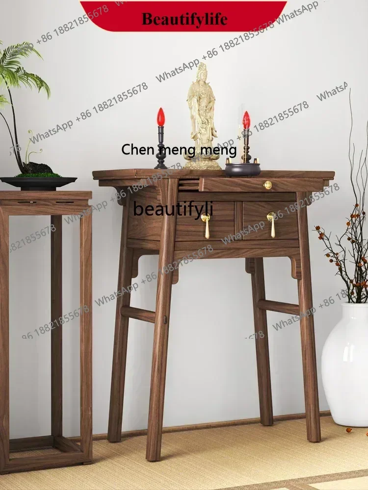 

z183 Household Chinese Style Altar Altar Living Room Incense Table Buddha Table Prayer Altar Table