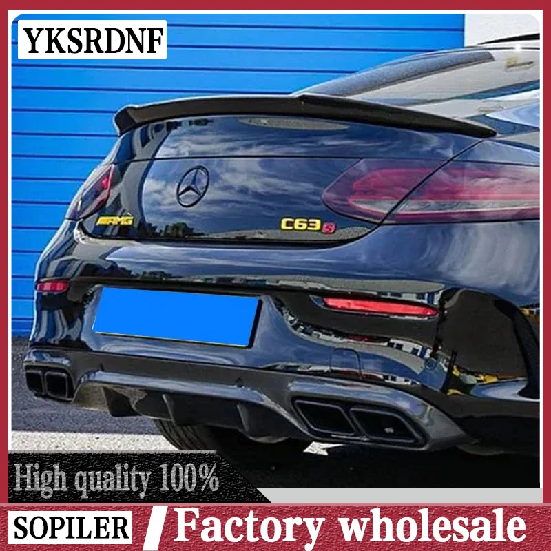 Für Mercedes-Benz C-Klasse C205 W205 2-türiges Coupé FD-Stil Kohle faser Heckspoiler Kofferraum flügel 2014-2018 frp