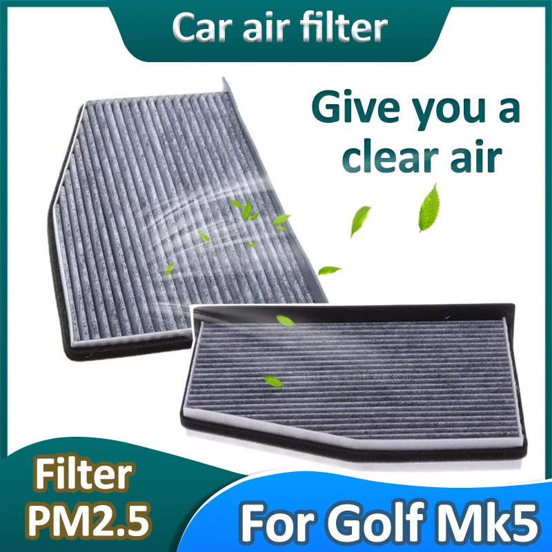 

For Volkswagen Golf Mk5 GTI Vento Variant Golf Plus 2004~2009 Air Conditioning Filter Purifier Remove Auto Dust Car Accessories