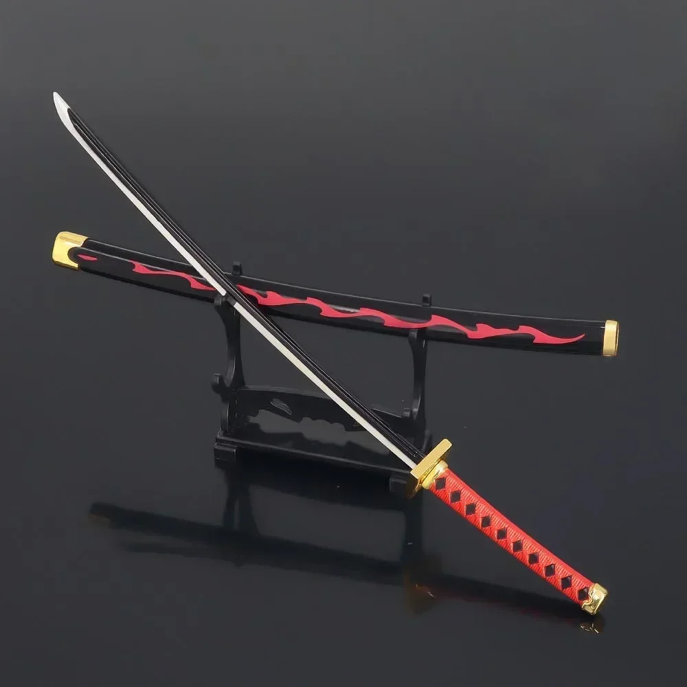 One OP Piece Weapon  Sword Japanese Anime peripheral  Sword Metal Toy Knife Uncut Bali Song Model  Toys Gifts 1:6 Doll gear