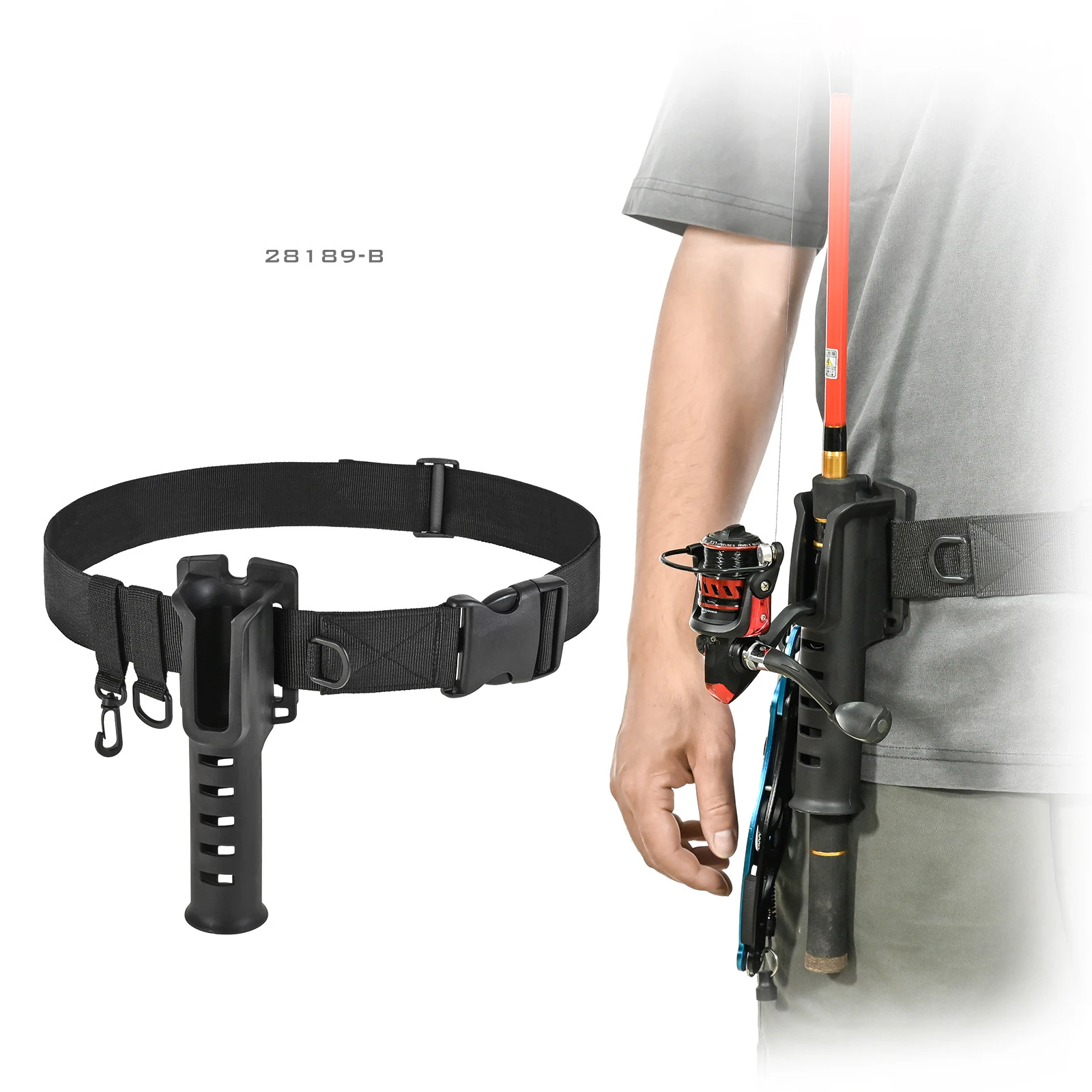조절식 낚싯대 거치대 허리 벨트, 경량 낚싯대 벨트 - Surf Fishing Equipment 리뷰 및 가격