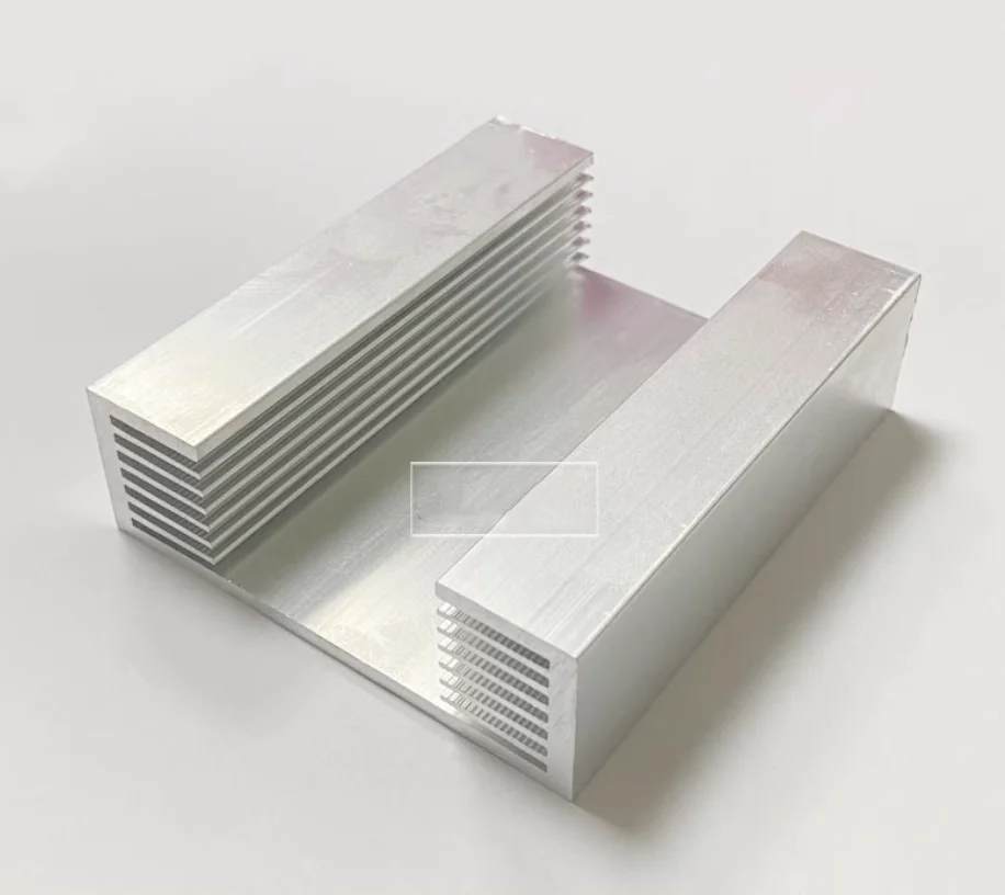 U-type Triode heatsink 86*29*100mm electron tubes transistor radiotor Shaped aluminum groove heat sink Cooling aluminum sheet