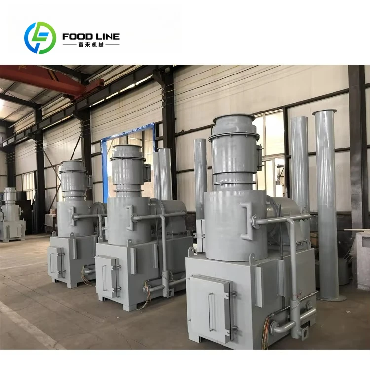 Customized 30kg/hr Portable Pet Crematorium Incinerator Animal Waste Disposal Machine Eco Friendly Smokeless Equipment