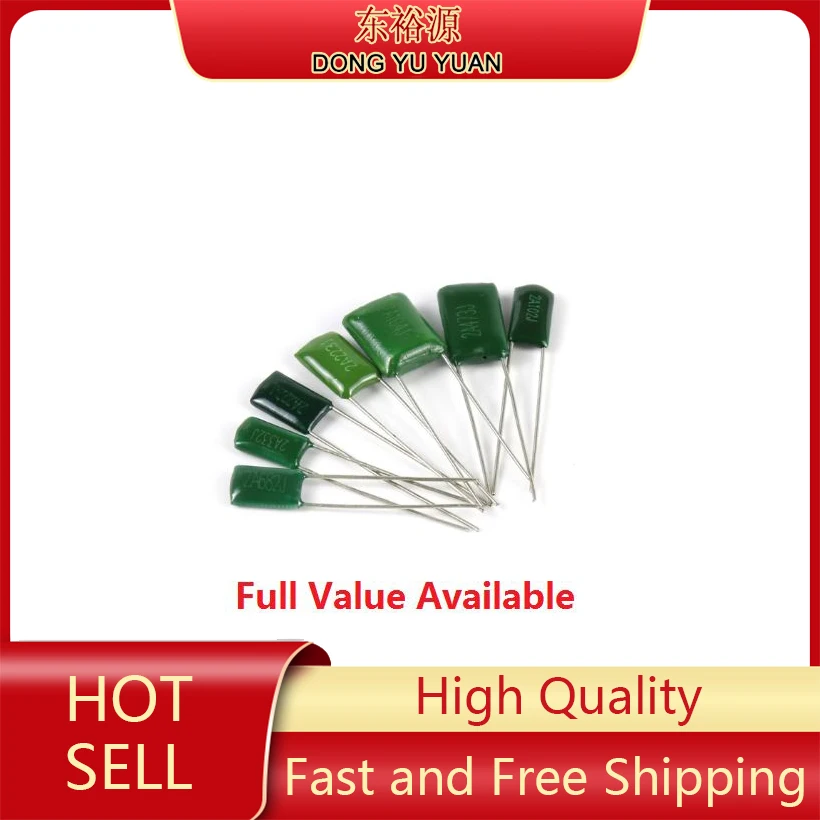 50 шт. 103J 630 В 2J223J 2J472J 2J103J 2J333J 2J473J 10/4,7/22/47/33NF 0,0/1/22/33/47 мкФ 0,0047 мкФ 223 472 конденсатор из полиэфирной пленки