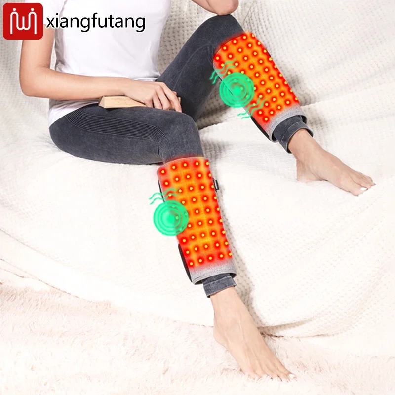 

Red Light Electric Heated Calf Massager - 3-Level Heat & Timer - Muscle Relax & Joint Comfort -Leg Care for Fitness Fans/Seniors