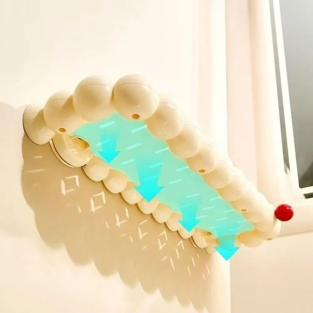 Picture 6: Plastic Cloud Suction Cup Storage Rack Wall Mounted Large Capacity Cosmetics Storage Rack Removable Punch Free
