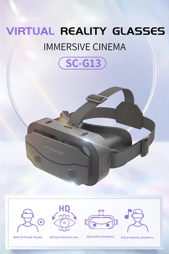 Imagen 2 del producto SHINECON Casco 3D Gafas VR Gafas 3D Gafas de Realidad Virtual Auriculares VR para Google cartón 5-7 'Móvil con caja original