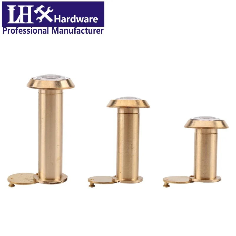 Brass Door Peephole Viewers for Home Security 14-24mm Diameter 35-110mm Thickness Gate Hardware DIY YP294 i