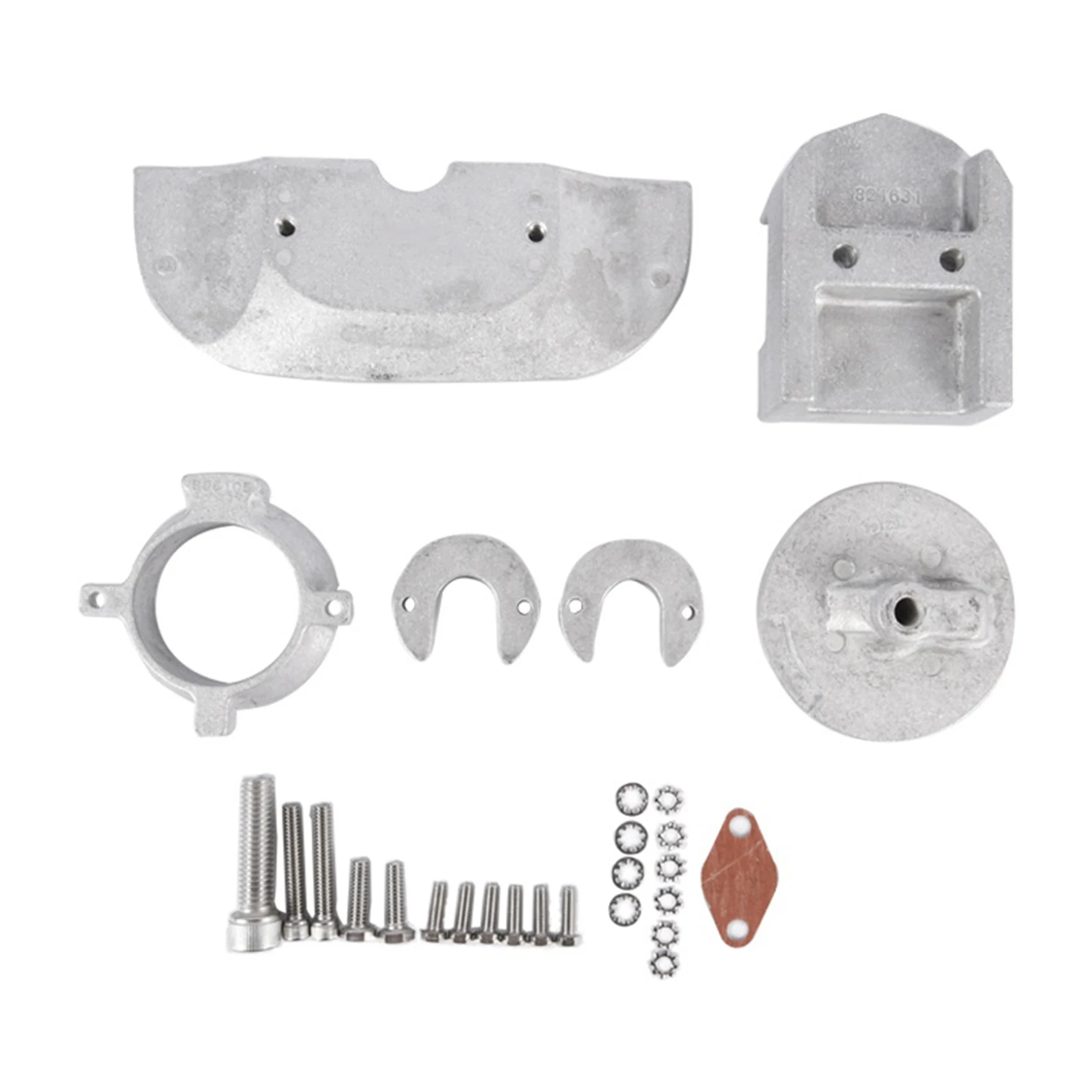 Super Sale Outboard Engine Anode Aluminum Alloy Kit for Mercury Alpha One Gen 888756Q03 888756Q01 Outboard Engine Protection Ano