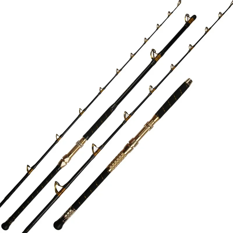 

Deep sea super hard fishing rod, electric twisted rod, solid resin, large fishing power