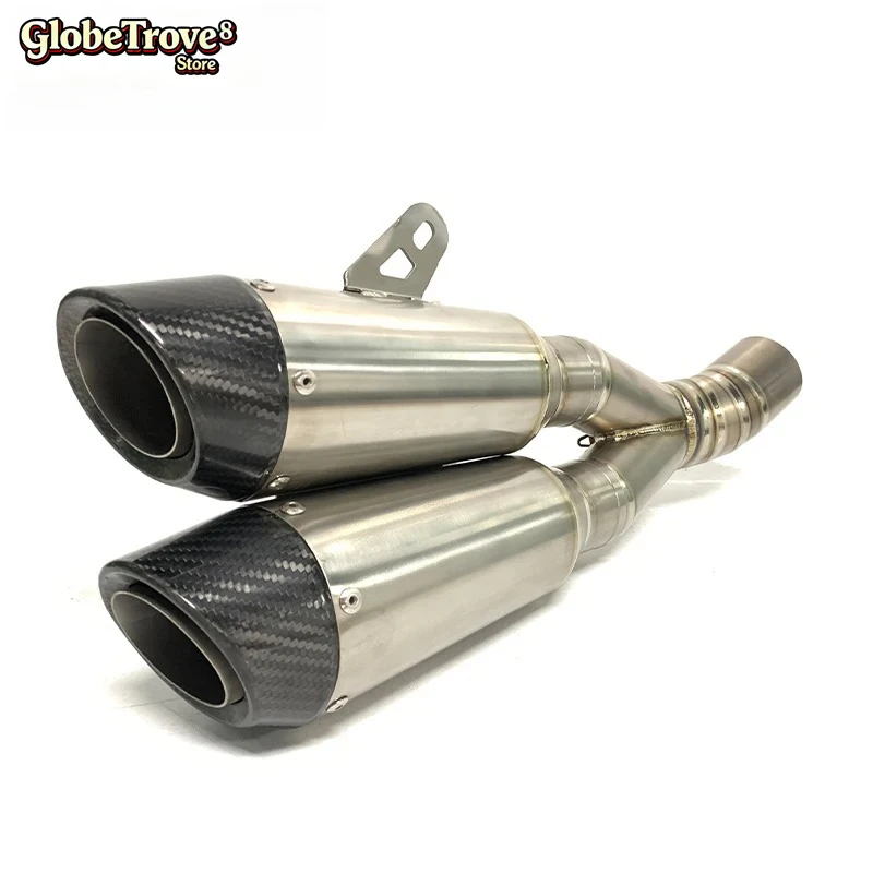 2013-2015 Exhaust Full System for Ducati X-Daviel slip on Ducati X-Daviel  Exhaust Mid Link Muffler Pipe