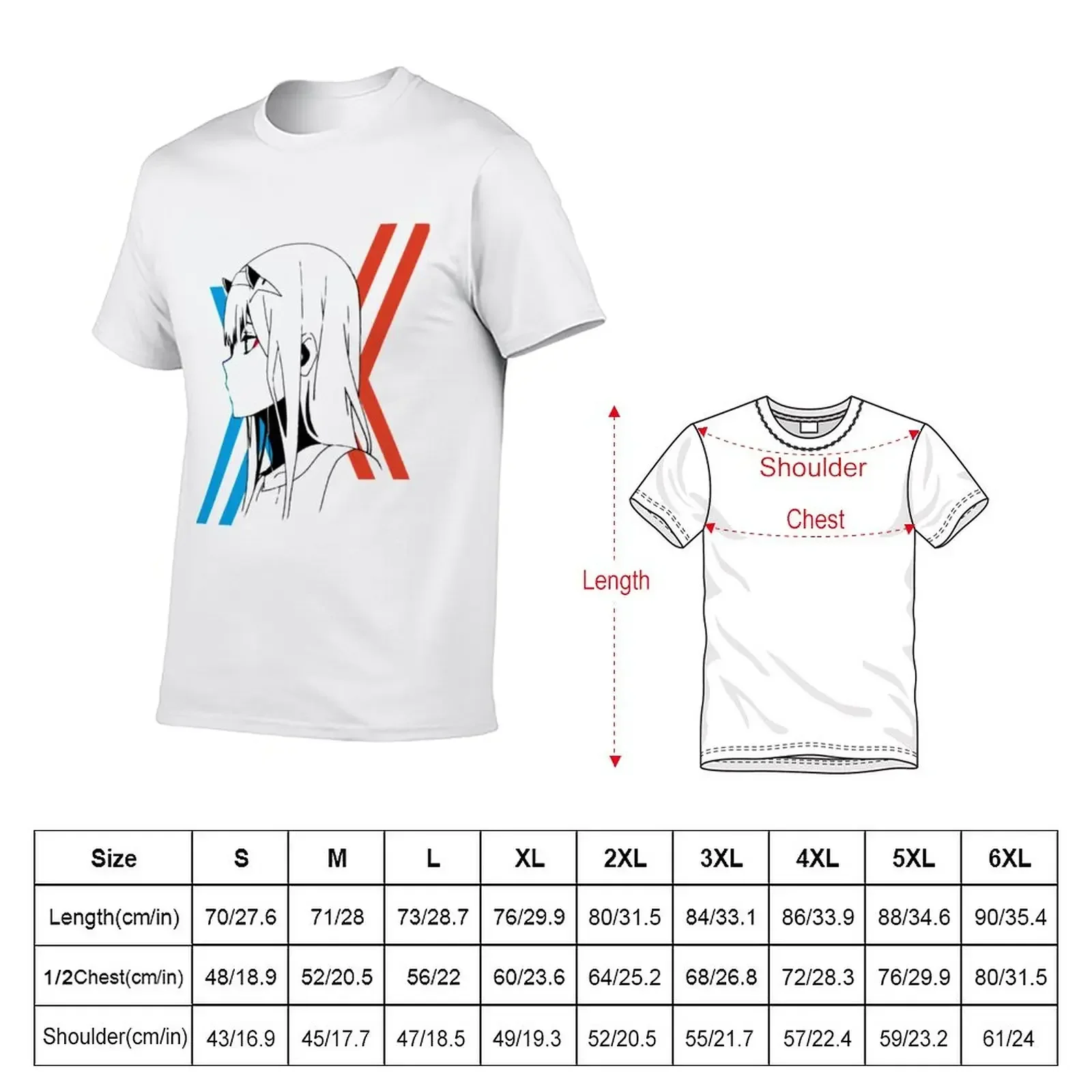 Darling In The Franxx Zero Two T-Shirt customs design your own boys animal print mens t shirt