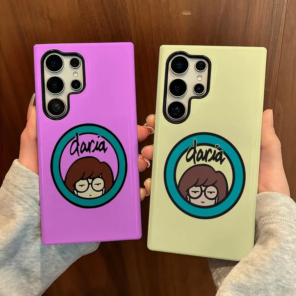 

Anime D-Daria Girl Phone Case For Samsung S25 Film Shell Luxury GalaxyS24Ultra 23plus S22 21 A56 36 26 16 Double layer Cover