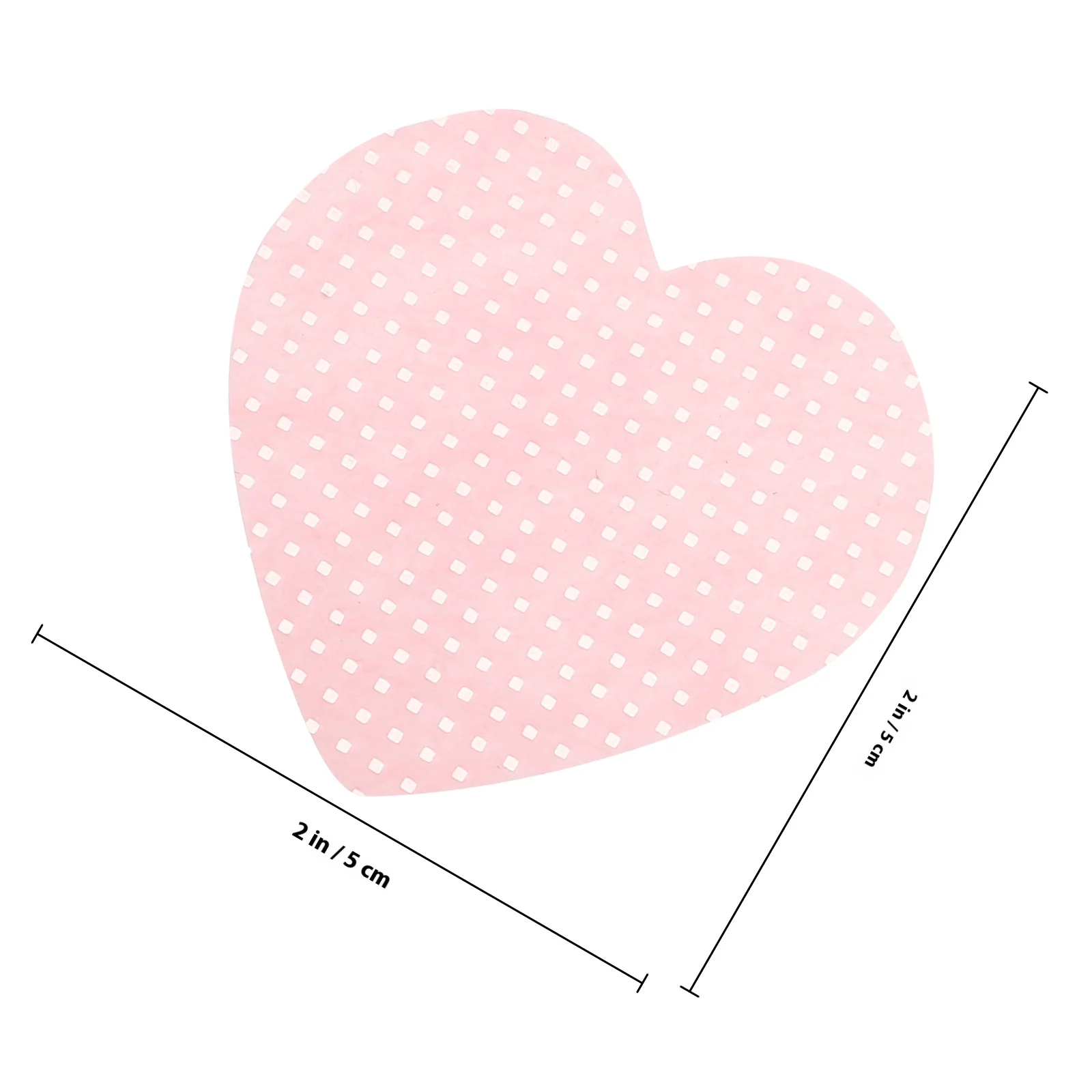 Nail Wipes Lint Free Nail Polish Remover Pads Heart Shaped For Gel Acrylic Dip Powder Removal Travel Size Makeup Wipes