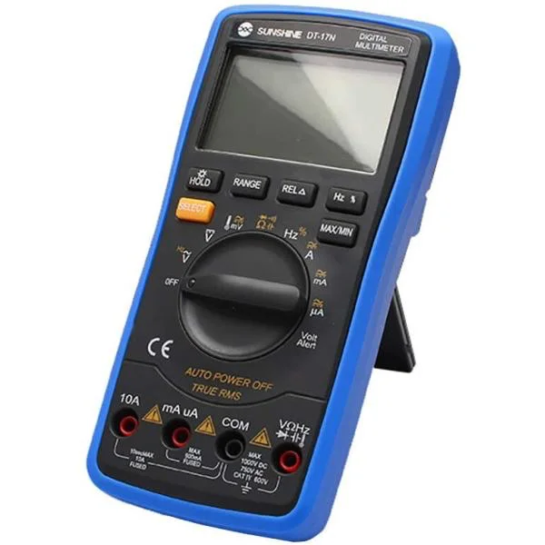 Auto Range LCD Digital Display Multimeter Instrument Voltage Automatic Tester For Phone Mobile Repair Tools SUNSHINE DT-17N