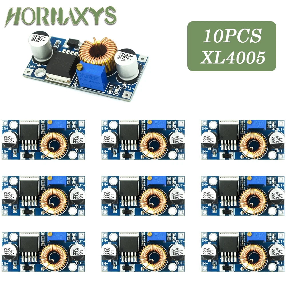 1-10pcs XL4005 DSN5000 Beyond LM2596 DC-DC adjustable step-down power Supply module ,5A High current,High power