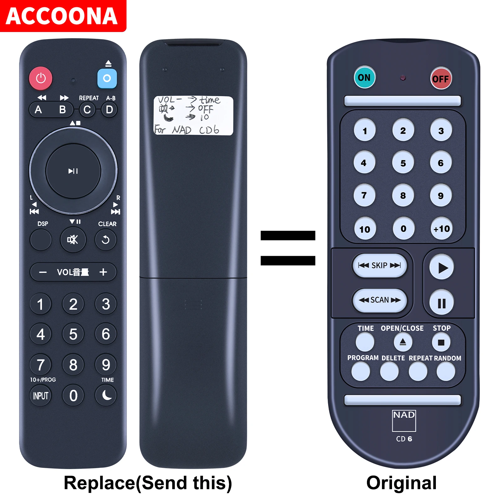 

Замените пульт дистанционного управления для аудиосистемы NAD CD 6. C521BEE C525BEE C542 S500CD.