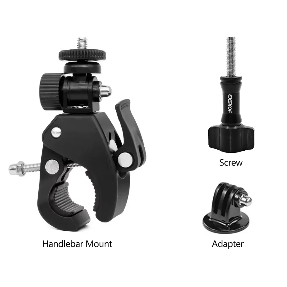 Fahrradlenker-Halterung für GoPro Hero 13 12 11 10 9 8 7 6 5 SJCAM AKASO Insta360 DJI Osmo Action Kamera Zubehör