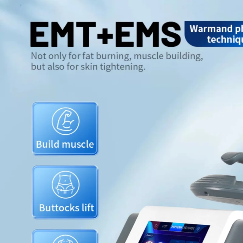 

Современная система для коррекции фигуры EMS: электромагнитный тренажер для мышц, аппарат для салонов красоты