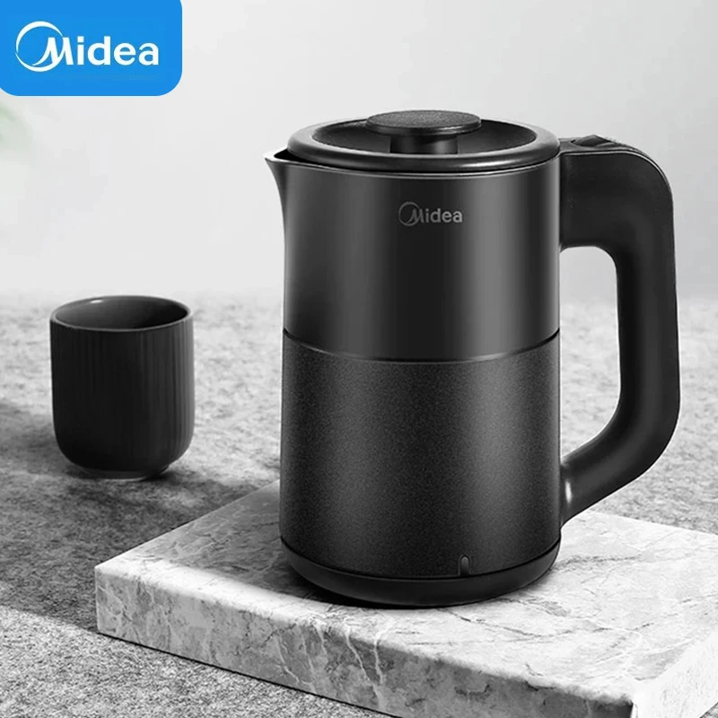 Midea Electric Kettle Mini Stainless Steel Kettle 600ml Portable Tea Kettle For Business Travel Exquisite and Cute Kettle