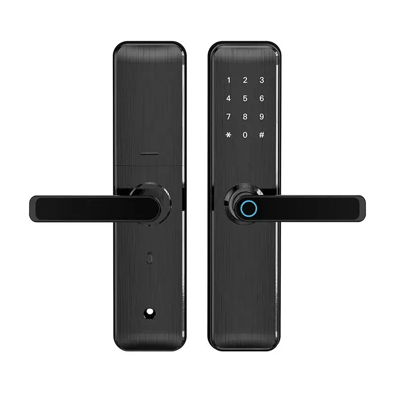 Factory New Fashion Serrure Intelligente Biometric Digital FingerPrint Password IC Card TTlock Smart Door Lock for Wooden Doors
