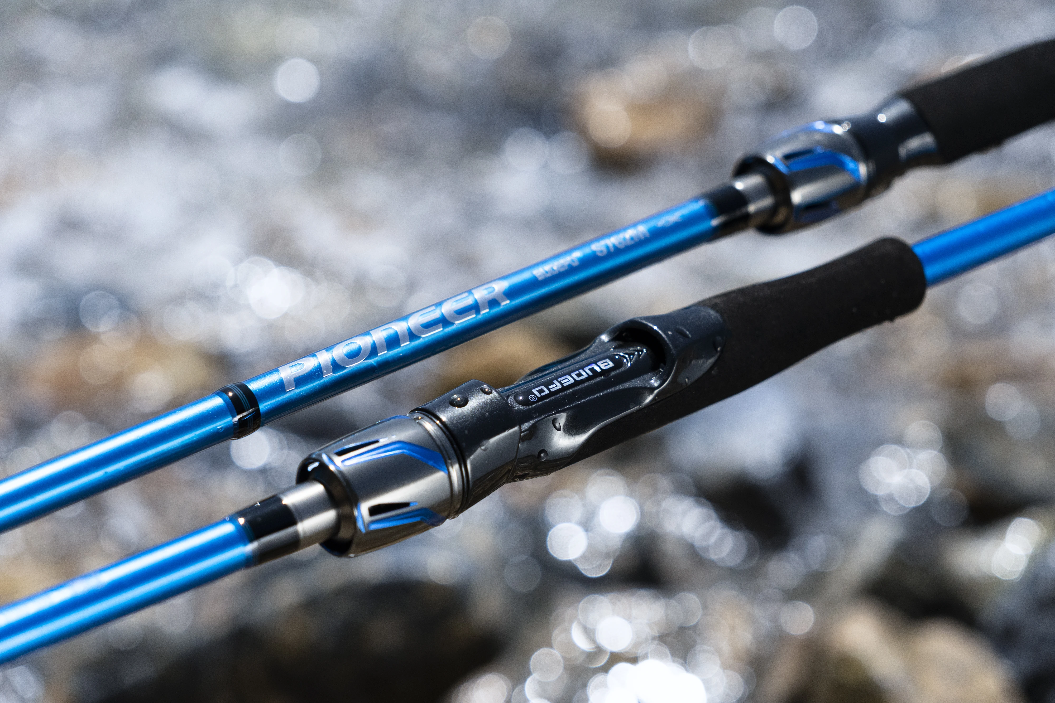 BUDEFO PIONEER FUJI Guide Spinning Casting Lure Rod ML/MH 5-40g Bass Pike Zander Perch Angelrute 2,03m/2,13m/2,28m/2,49m Schnelle Aktion Ultraleichte Seabass-Forellen-Asp-Predatorrute Weitwurf Salzwasser Süßwasser – Detail 12