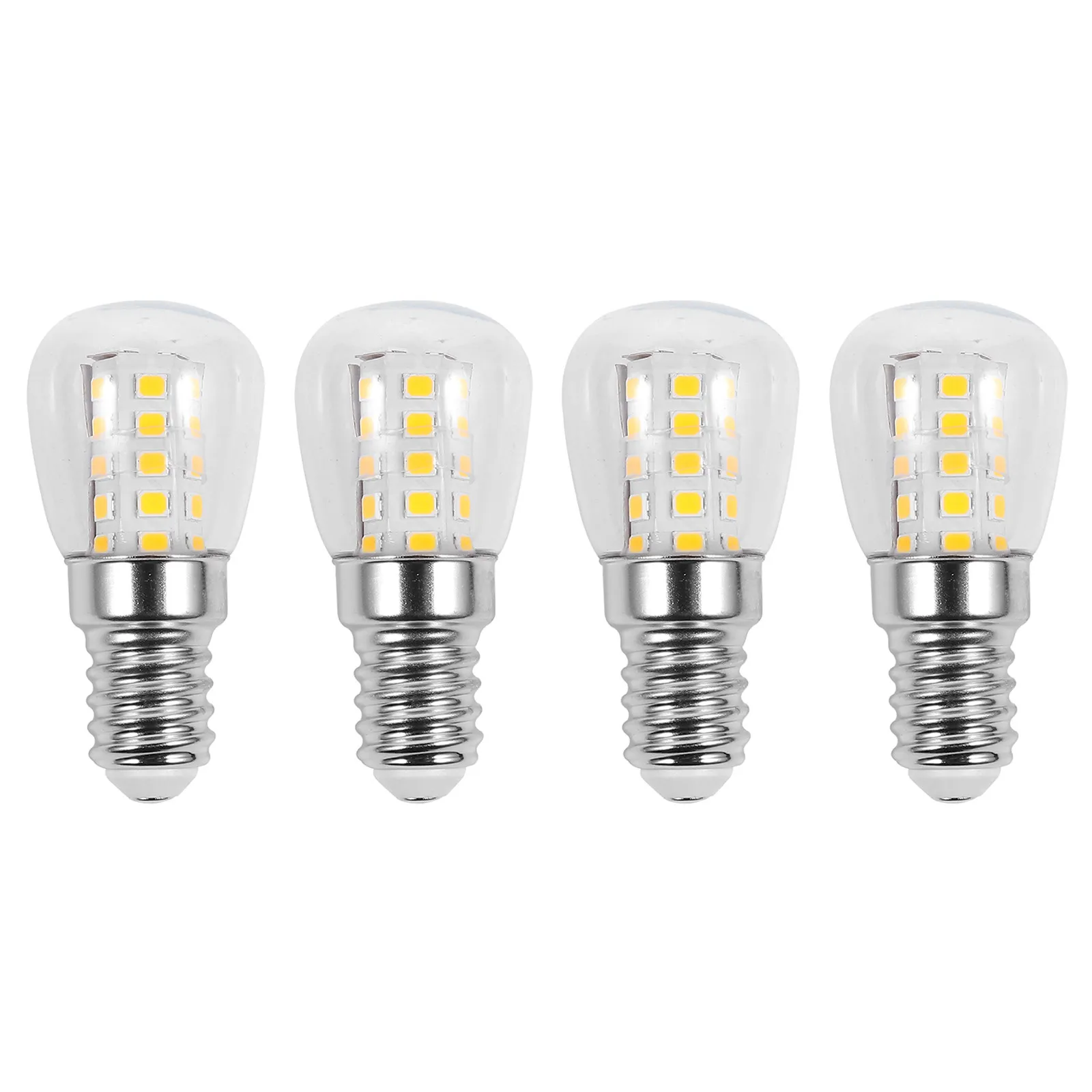 

4Pcs Fridge LED Bulbs E14 3W Warm White Small Screw Base Light for Refrigerator Appliance Freezer Bulb Replacement Sewing