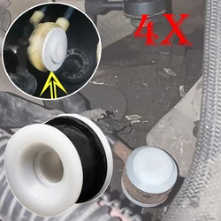 4X For Peugeot 206 1.6HD Gearbox Shifter Cable Linkage Assembly Manual Rubber Bushing Clip Sleeve Grommet Repair Kit Replacement