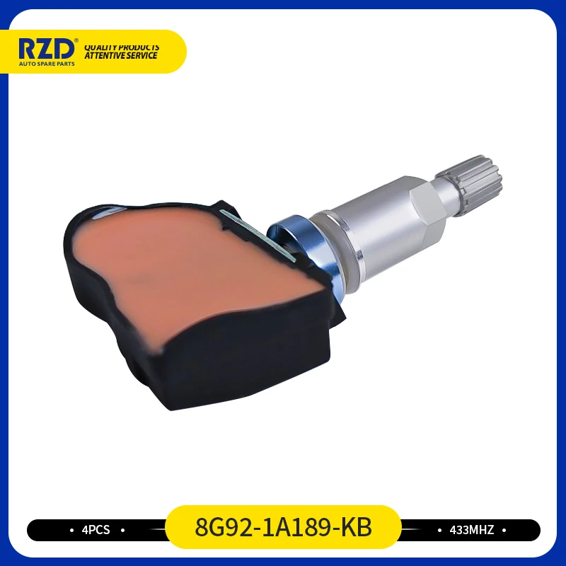 8G92-1A189-KB نظام مراقبة ضغط الإطارات لفورد جالاكسي (WA6) 1.6 1.8 2.0 S-MAX (CJ/WA6) 433MHz TPMS الاستشعار 8G921A189KB