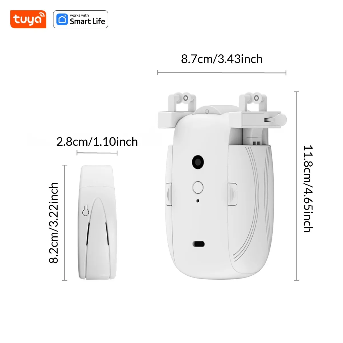 Tuya Curtain Motor For T U Track WIFI Tuya Automatic Open Smart Electric Curtain Robot APP Voice Control Alexa Google Home