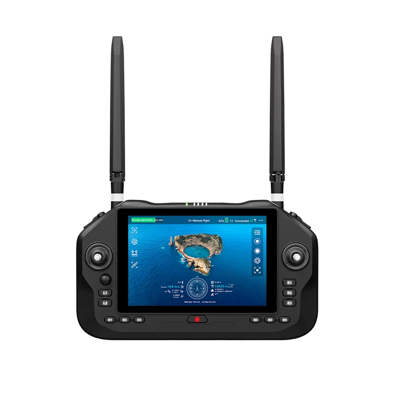 

SIYI UniRC 7/UniRC 7 Pro Двухчастотный диапазон 2,4 и 5 ГГц Ручная заземляющая станция Смарт-контроллер с 7-дюймовым разрешением 1080P