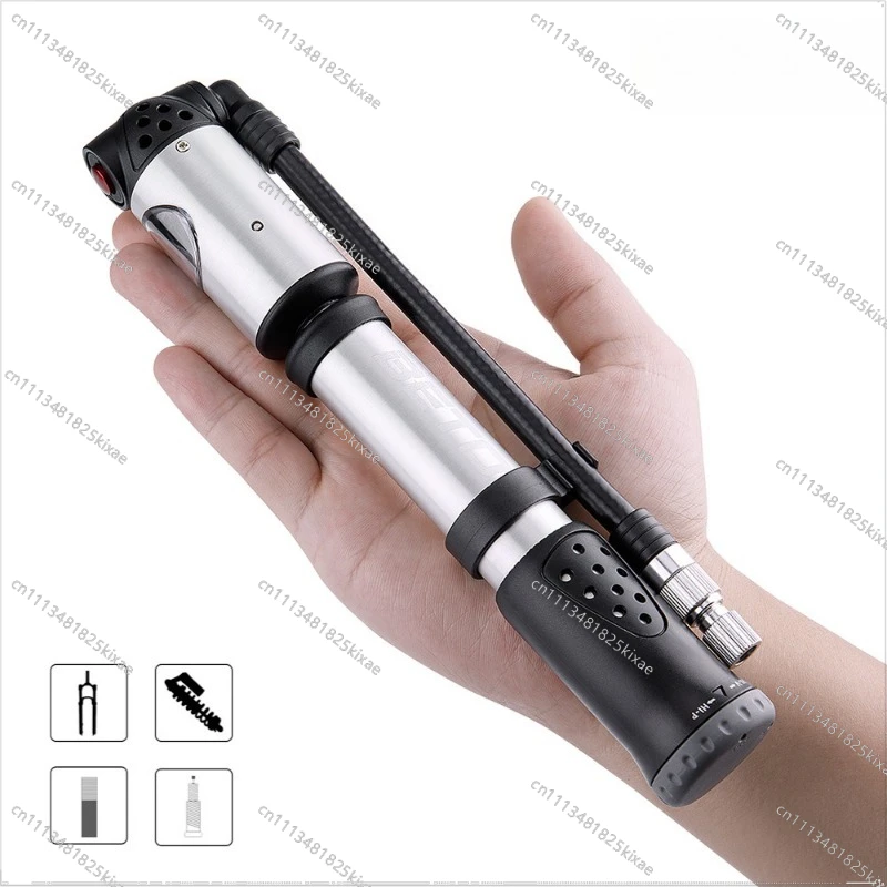 For Bicycle Pumps Bicycle Portable Pumps with Barometer Handheld