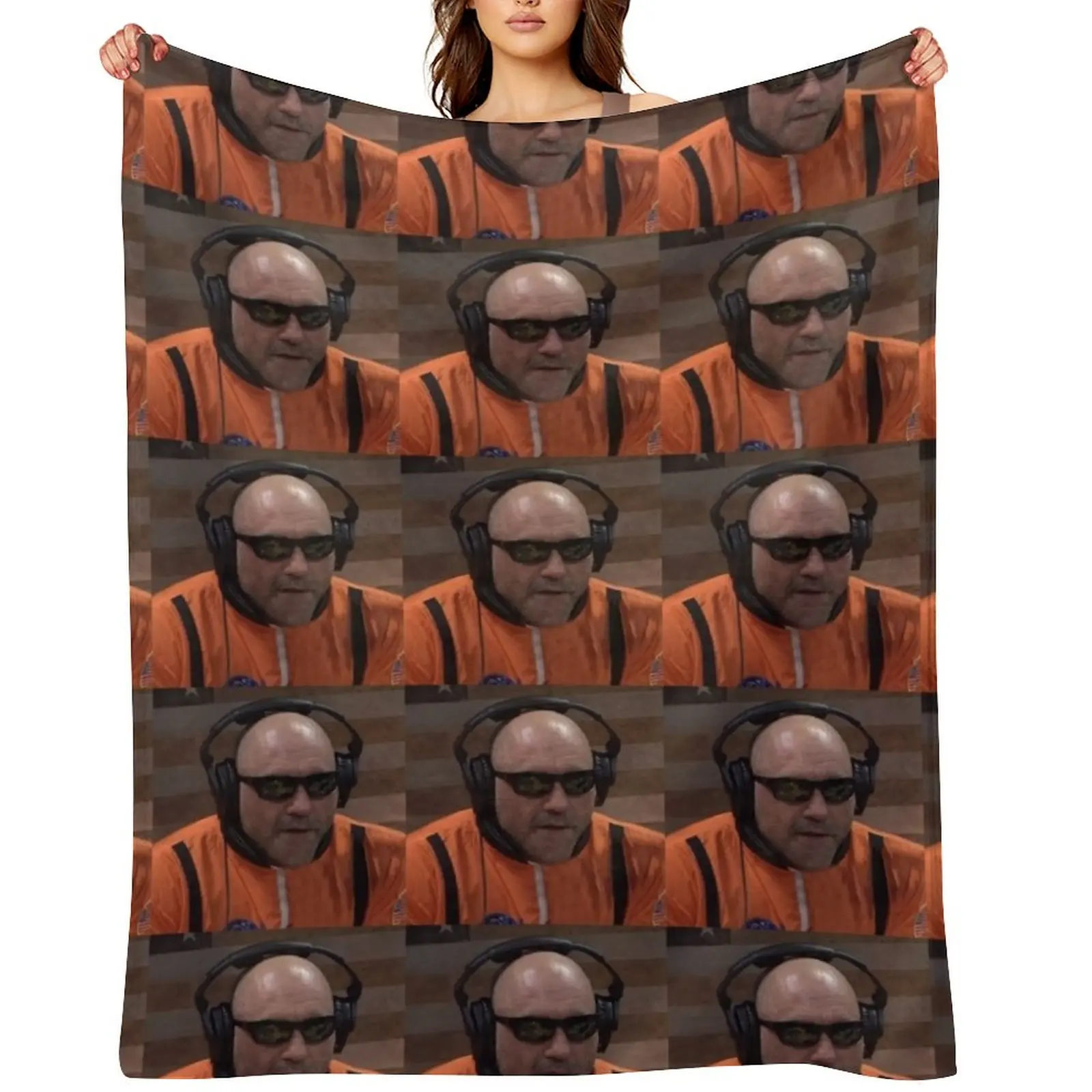 

Joe Rogan in Outer Space Throw Blanket Decorative Throw wednesday for winter Sofas Blankets
