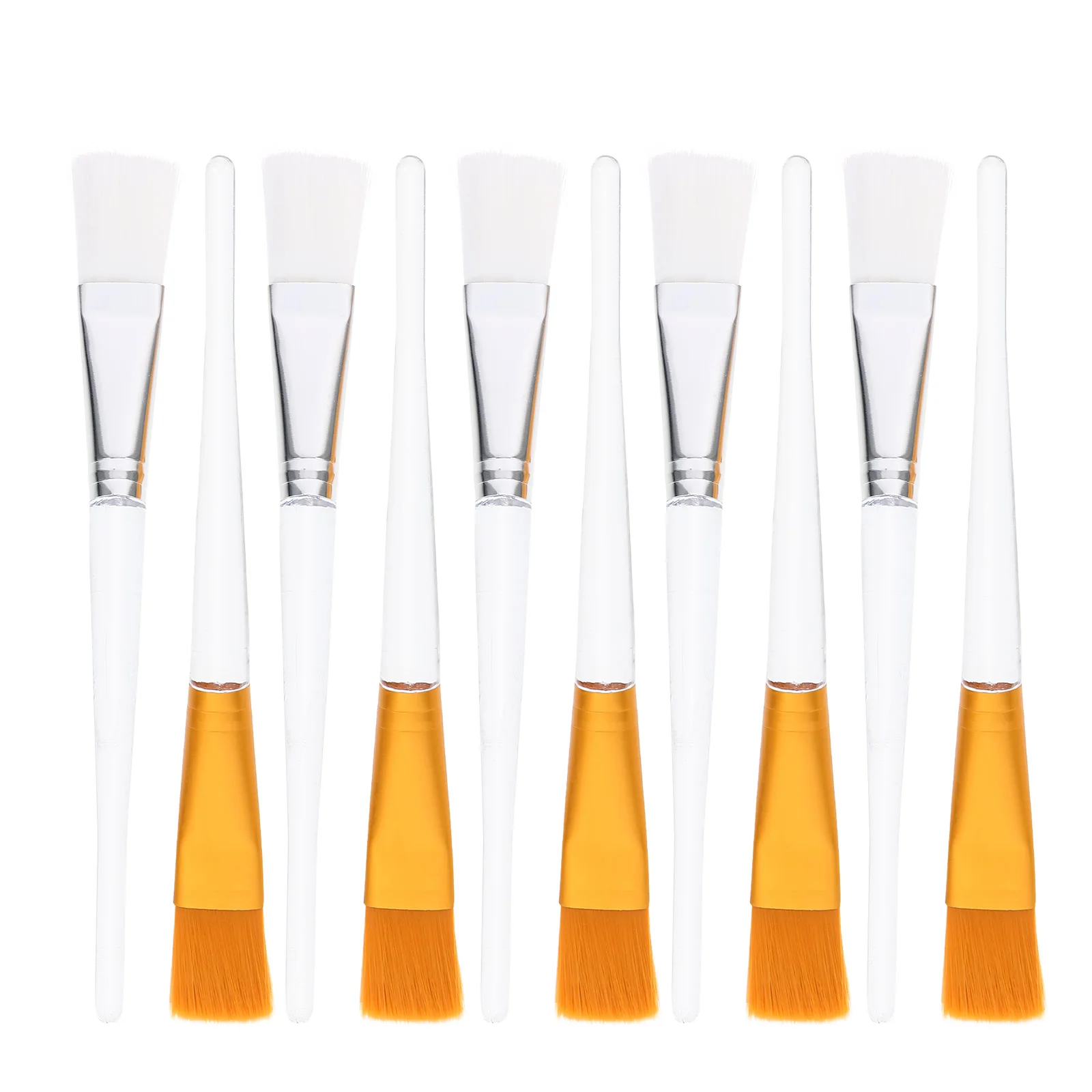 

10 Pcs Facial Mask Brush Makeup Facial-mask Brushes for Cream Round Face Applicator Nylon Facials